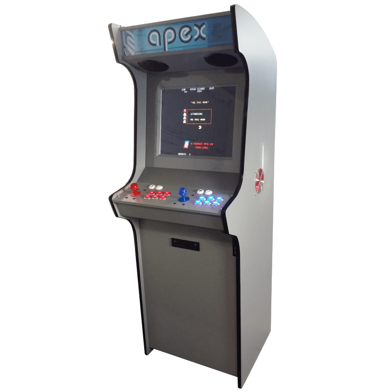 Bespoke Arcades Apex Custom Arcade Machine Grey Side View