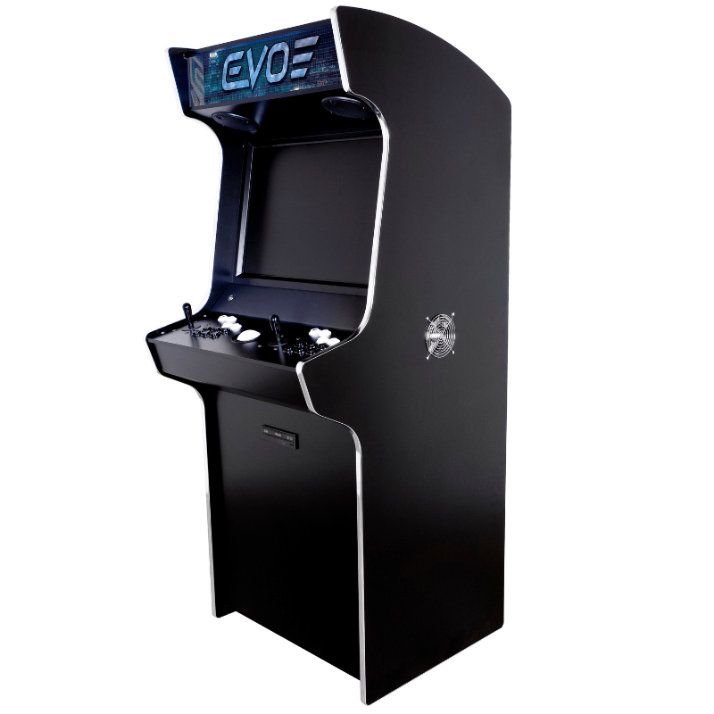 Bespoke Arcades EVO ELITE  Custom Arcade Machine Black Finish Full View