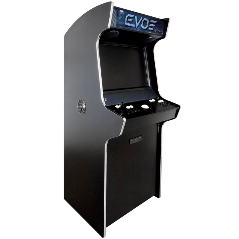 Bespoke Arcades EVO ELITE Custom Arcade Machine Black Finish right Side View