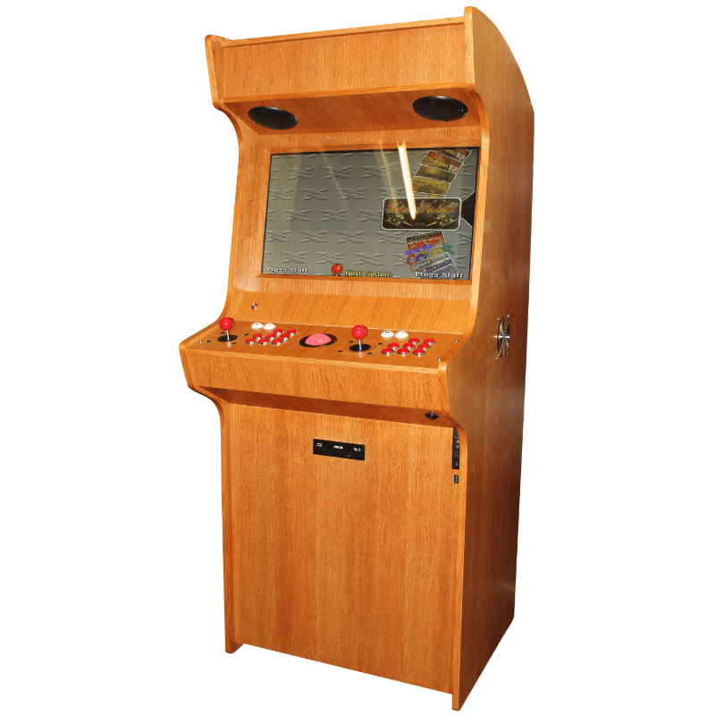 Bespoke Arcades EVO ELITE Custom Arcade Machine Oak medium Full View