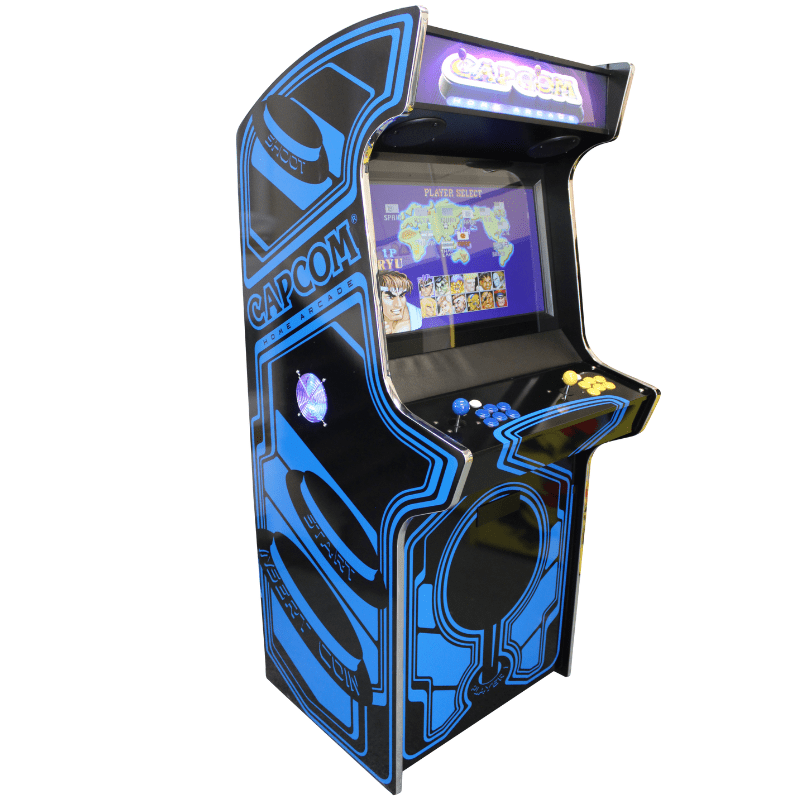 Bespoke Arcades EVO MEDIA Custom Arcade Machine CAPCOM graphics Full View