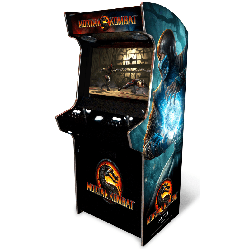 Bespoke Arcades EVO MEDIA Custom Arcade Machine Mortal kombat left View