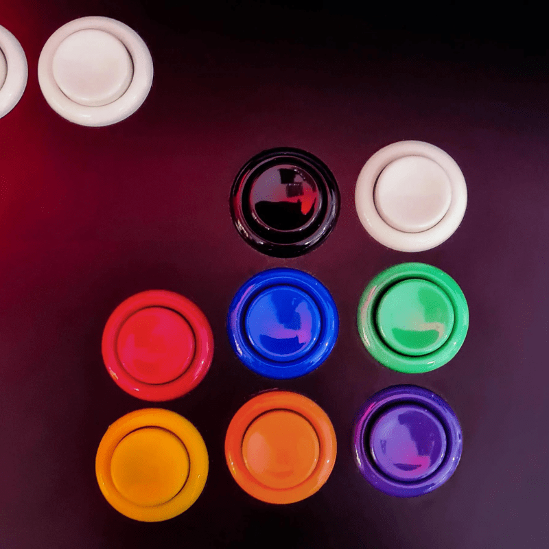 Bespoke Arcades EVO MEDIA Standard Buttons All colours Close View