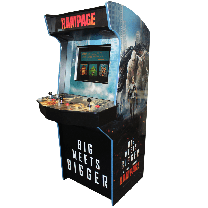 Bespoke Arcades EVO PLAY Custom Arcade Machine rampage Full View