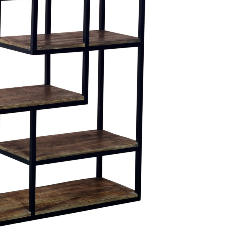 Hill Interiors Multi Shelf Industrial Shelf Unit Close View