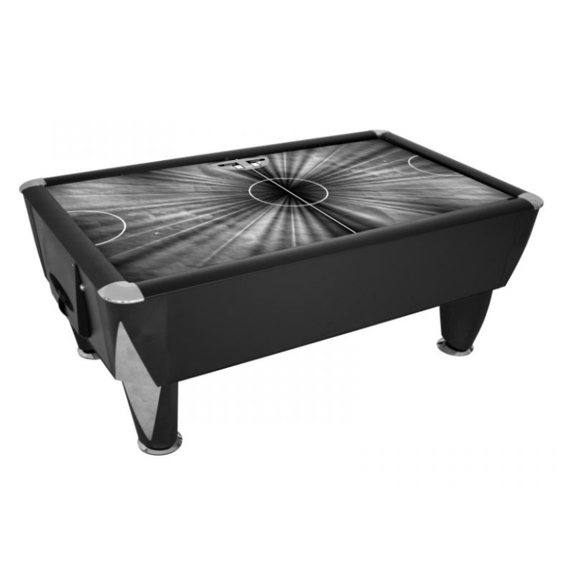 SAM Leisure Black Ice II Air Hockey Table Black