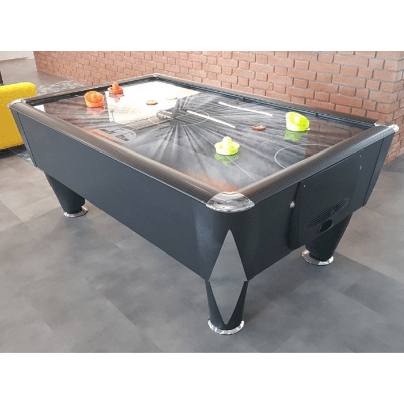 SAM Leisure Black Ice II Air Hockey Table Black