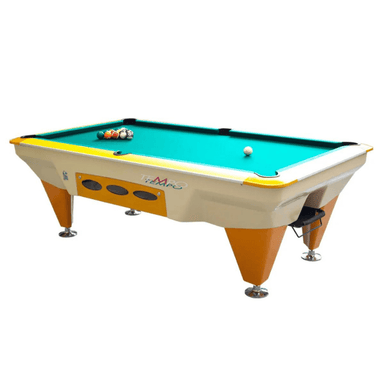 SAM Leisure Tempo Garden Outdoor American Pool Table full view 